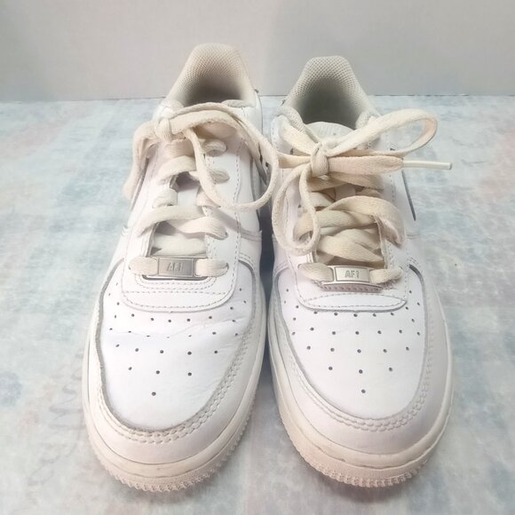 Nike Air Force 1 Low White Sneakers Classic AF1s Size 4.5 Y